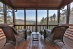 Upper level private deck
